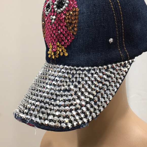 Owl Fashion Rhinestone Cap - Picture 7 of 8